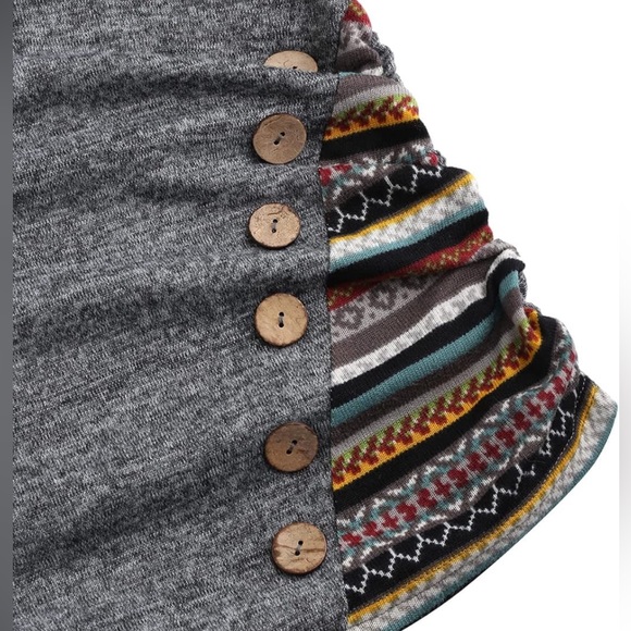 XL Boho casual lightweight hoodie. - Picture 5 of 11